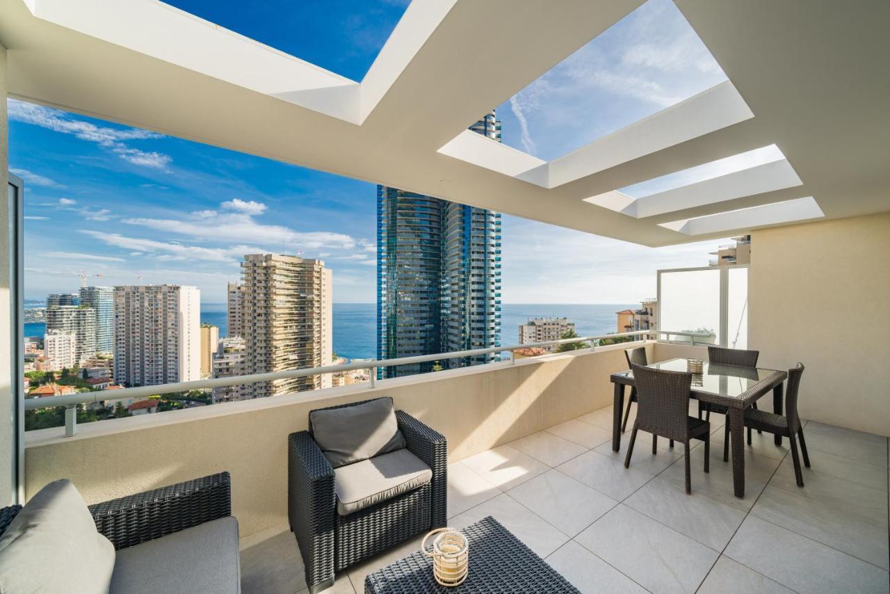 5Mn Monaco - Terrasse Vue Mer - Parking - Be Beausoleil Zewnętrze zdjęcie