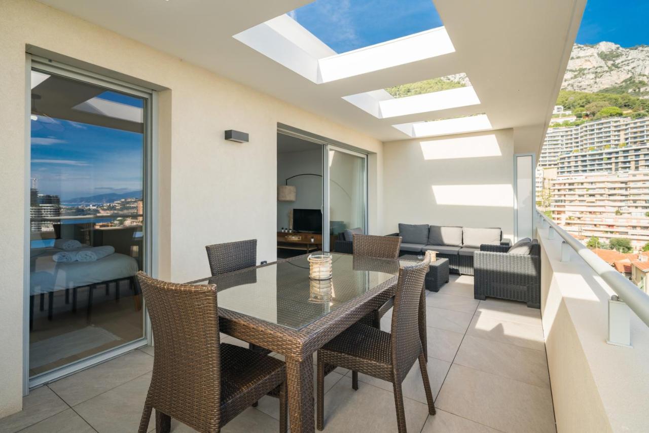 5Mn Monaco - Terrasse Vue Mer - Parking - Be Beausoleil Zewnętrze zdjęcie
